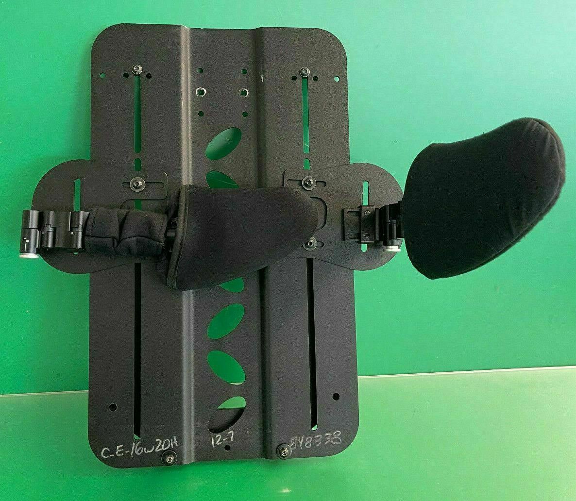 Quantum Back w/ Swing-A-Way Thoracic Lateral Supports w/ Mount Brackets #F603