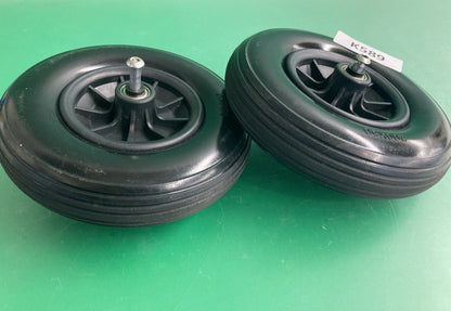 Solid Caster Wheels for the Ephesus X3 Folding Power Wheelchair #K589
