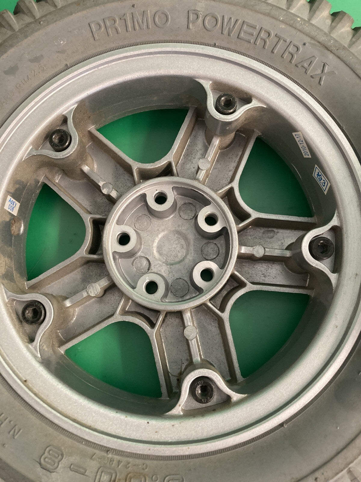 14"x3" 3.00-8 Drive Wheels for the Invacare TDX SP Power Wheelchair #K353