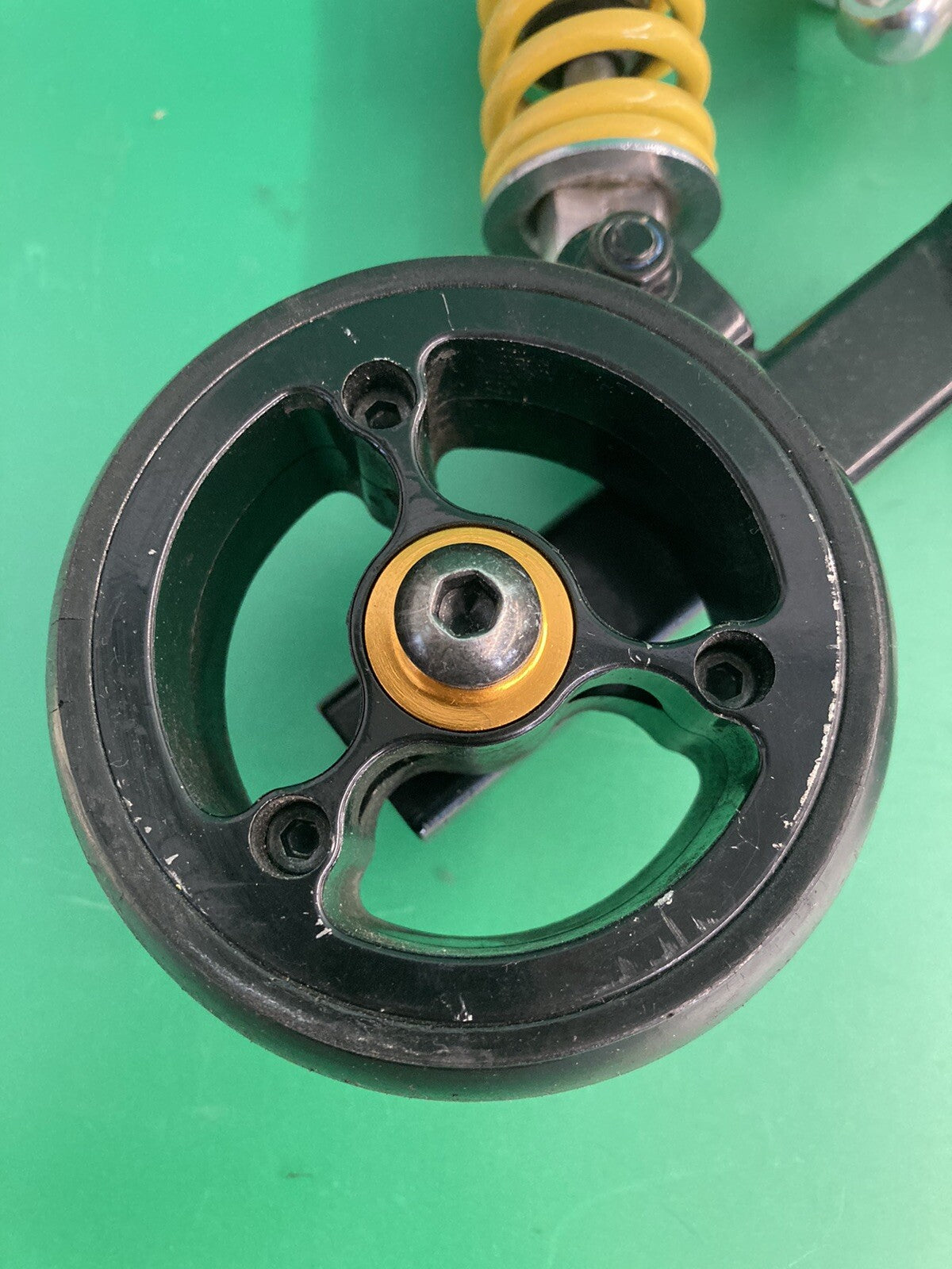Shock Absorbers & Anti Tip Wheel Assembly for Trident HD Power Wheelchair #J706