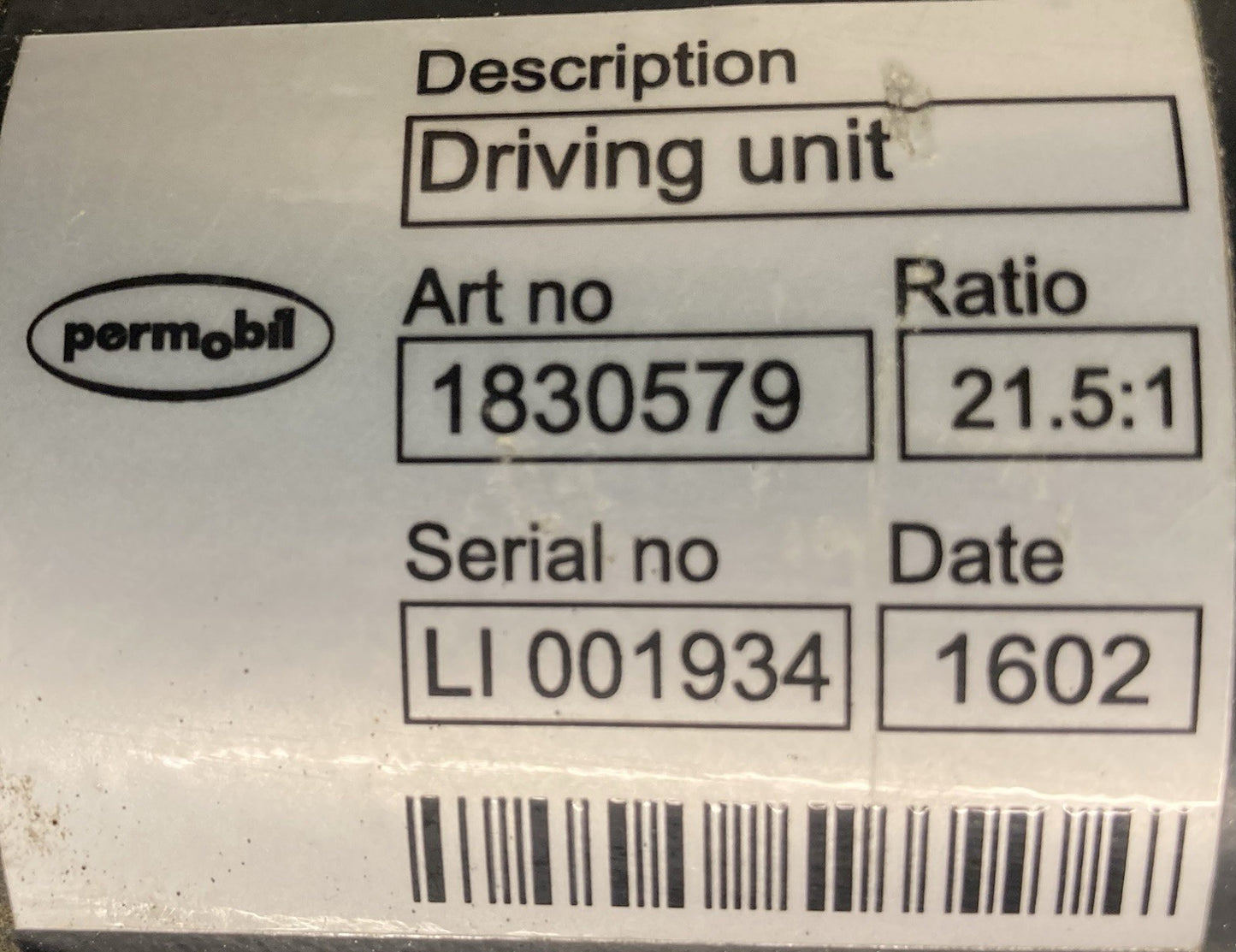 Motors for Permobil F5 1830579 - 1830578 - 90ZY22-500 - 90ZY22-500 #K992