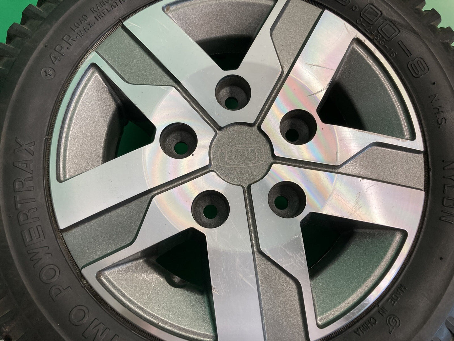 14"x3" Drive Wheels w/ Titanium Rim for Quantum J4 Power Wheelchair #K763