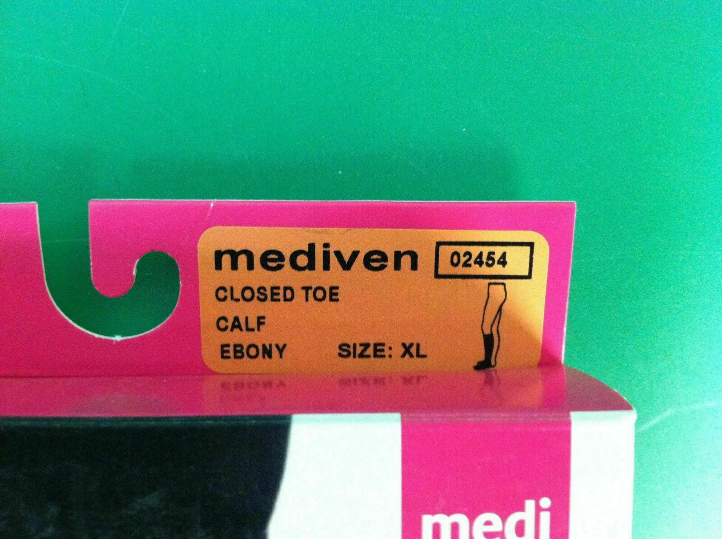 Mediven Sheer and Soft Medical Compression Stocking (EBONY) Xlarge (CALF)#6630