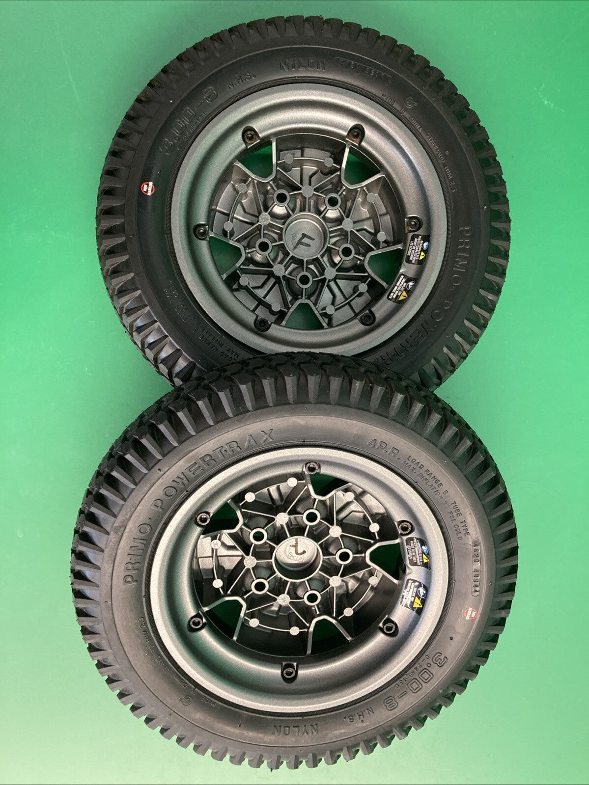 14"x3" Drive Wheels w/ Titanium Rim for Quantum Edge 2.0 Wheelchair #K555