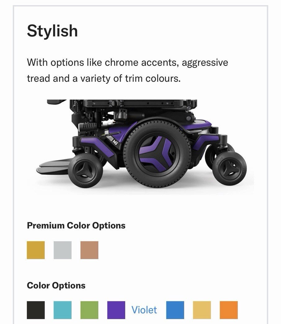 2024 Permobil M VS Corpus Stander Power Wheelchair - 5 Power Functions #LM7619