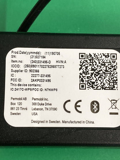 Permobil M3 F3 Corpus 331495 Bluetooth Radio Module 336046-D Wheelchair #K633