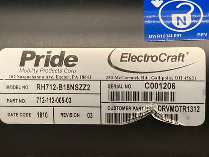 Motors for the Quantum Q6000 & Quantum R-4000 DRVMOTR1313 - DRVMOTR1312  #L108