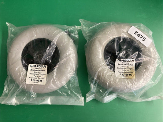 NEW* Guardian Replacement Wheels for Guardian Envoy 380 Walker 222-0936 #K475
