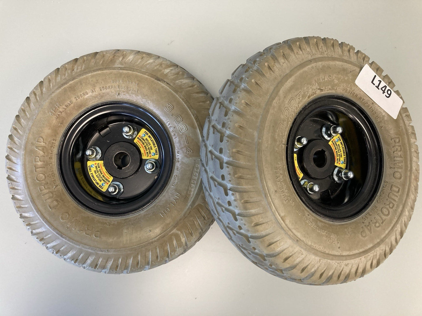 Set of 2 Drive Wheels for Pride Jazzy Select Power Wheelchairs #L149