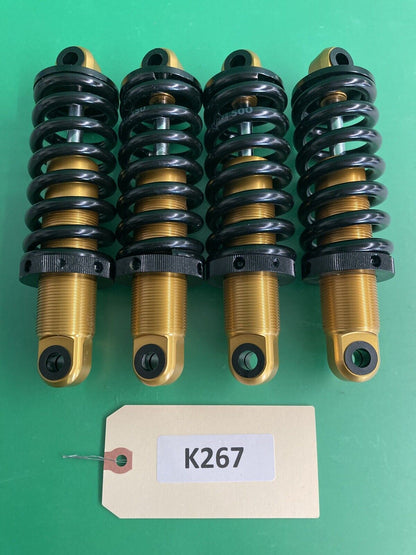 Set of 4 Shock Absorbers, Suspension for Quantum 4Front Power Wheelchair #K267