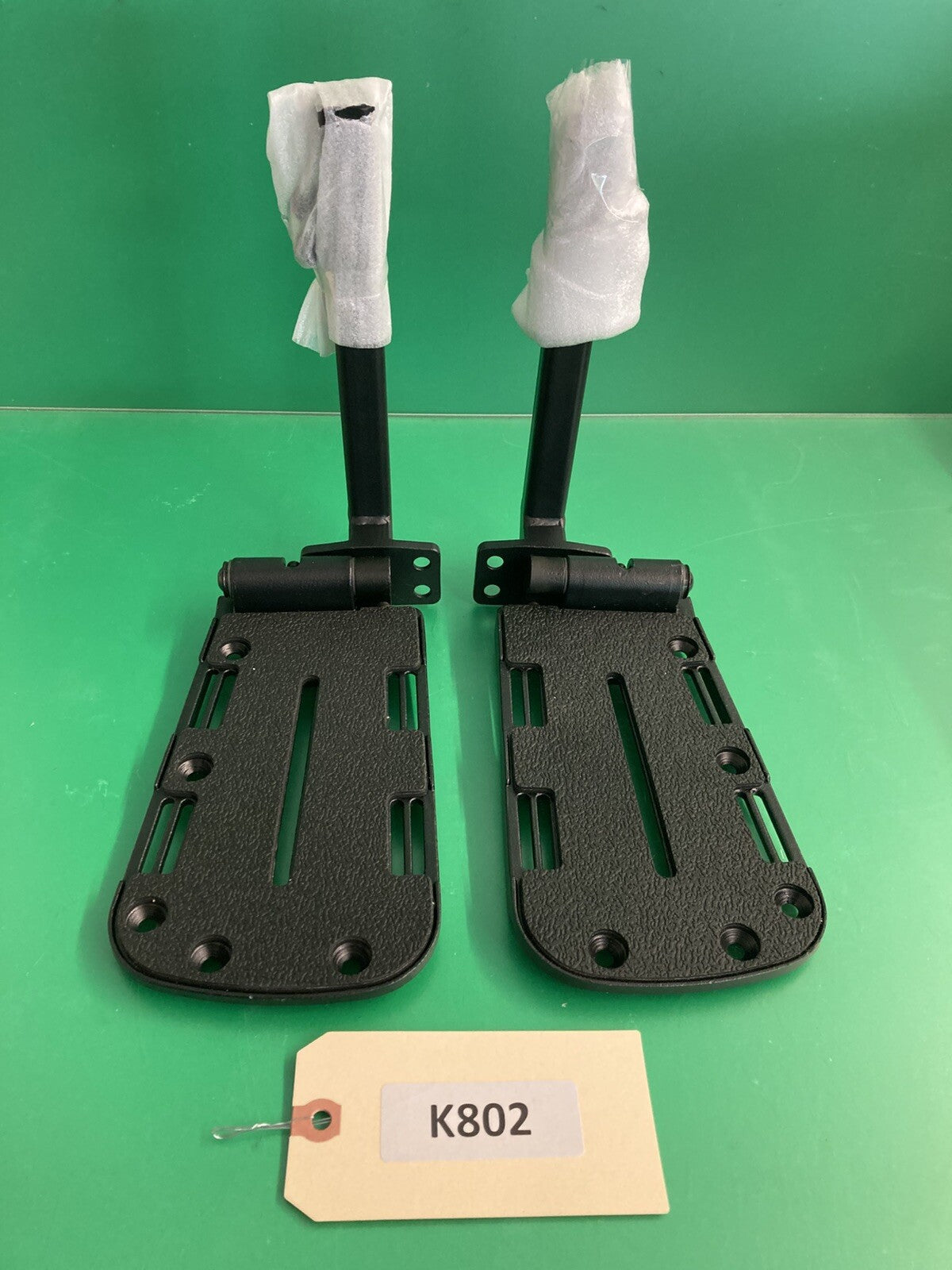 NEW* 8" Left & Right Foot Plates for Quantum Power Wheelchairs #K802