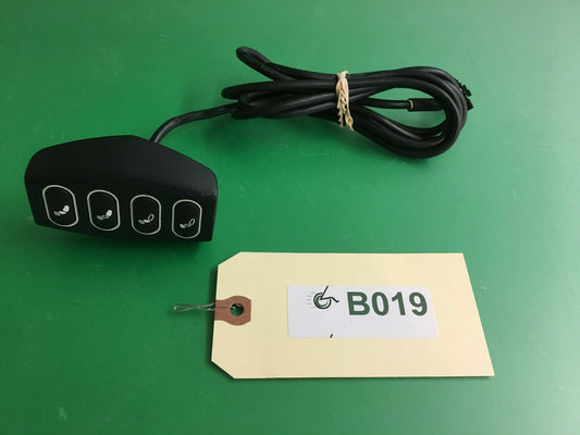 Pride Mobility Quantum Q6 Q-Logic power seat control keypad CTL123218 #B019