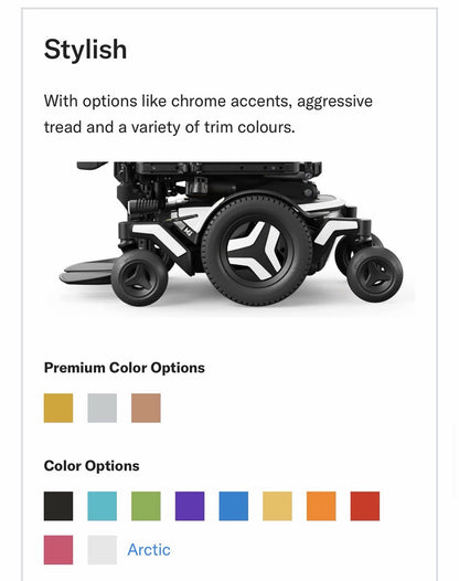 2024 Permobil M VS Corpus Stander Power Wheelchair - 5 Power Functions #LM7619