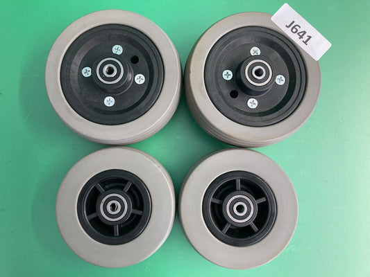 5" Front & 6" Rear Caster Wheels for Pride J6 / Quantum 600 Wheelchairs #J641