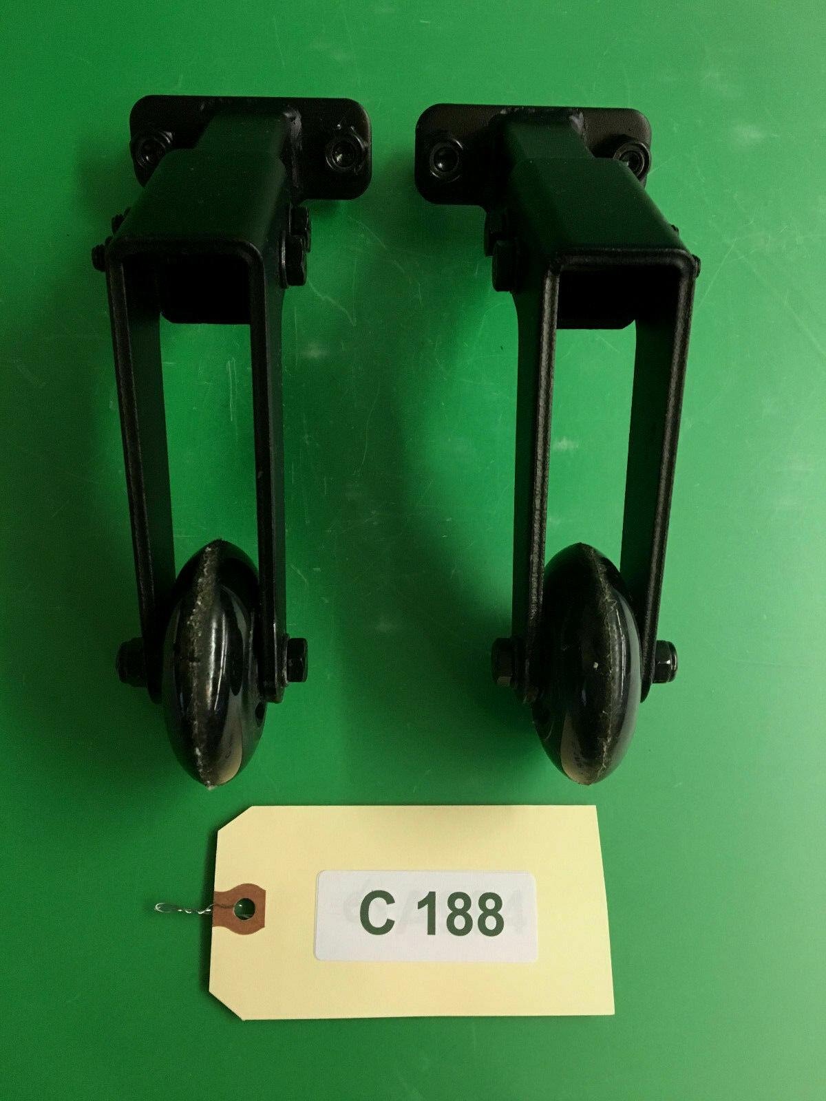 Anti-Tip Wheel Assembly for Quantum Rival Power Wheelchair SET OF 2* #C188