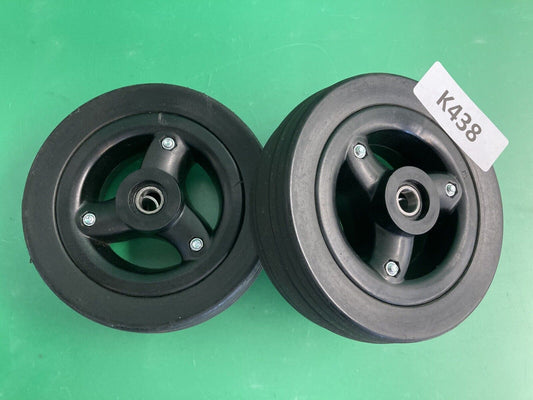 Set of 2 Caster Wheel Assembly for the Quickie Q700m QM710 Wheelchair #K438