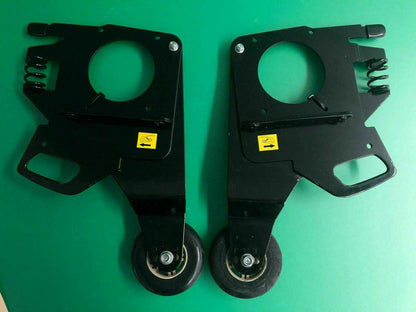 Anti-Tip Wheels & Tie Down Assembly for Permobil C300 Power Wheelchair  #F627