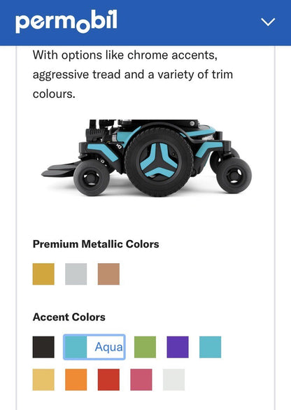 2024 Permobil M3 Wheelchair w/ Power Elevate, Tilt, Recline, Legs  #LM7601