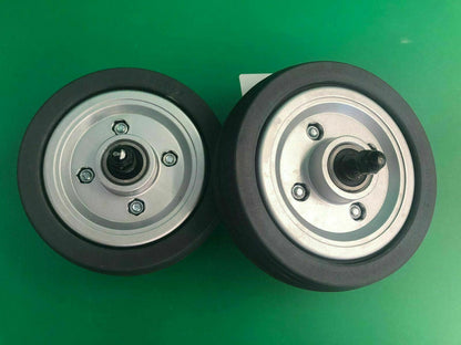 6"x2" Dark Gray Rear Caster Wheel Assembly for the Jazzy & Quantum J6 #F242