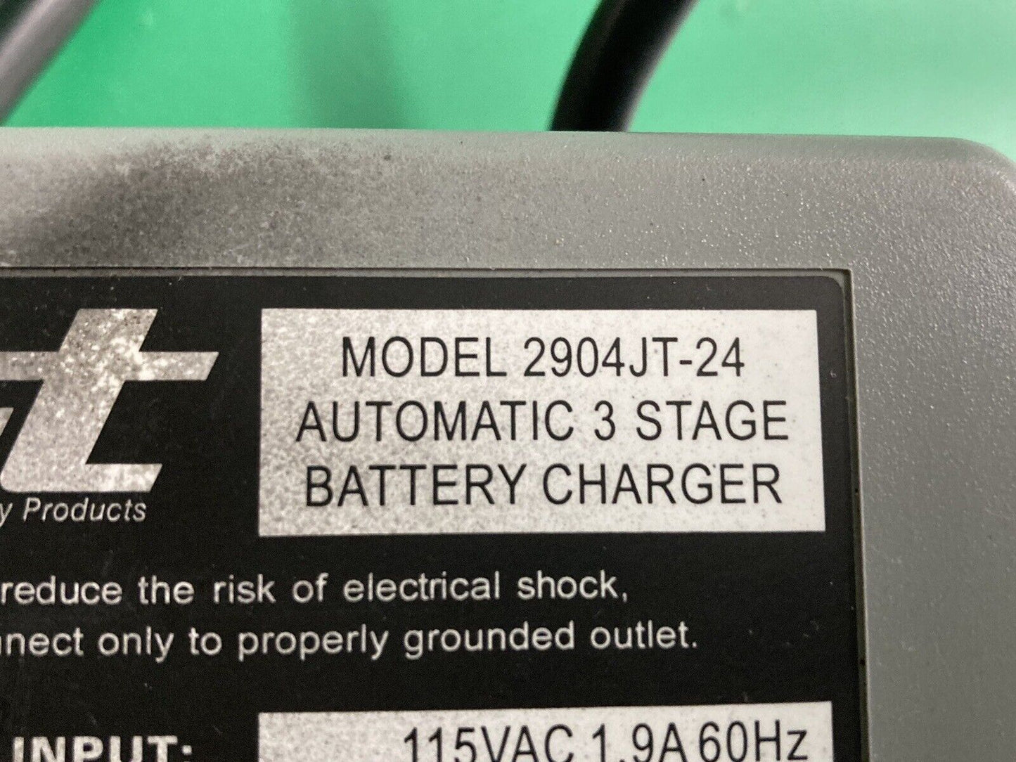 24 Volt 3Amp On-Board Battery Charger for Pride Power Wheelchair 2904JT-24 #J352