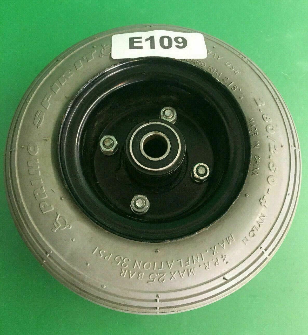 9"x3" (2.80/2.50-4) Caster Wheel Assy for Invacare RWD Series Powerchairs #E109