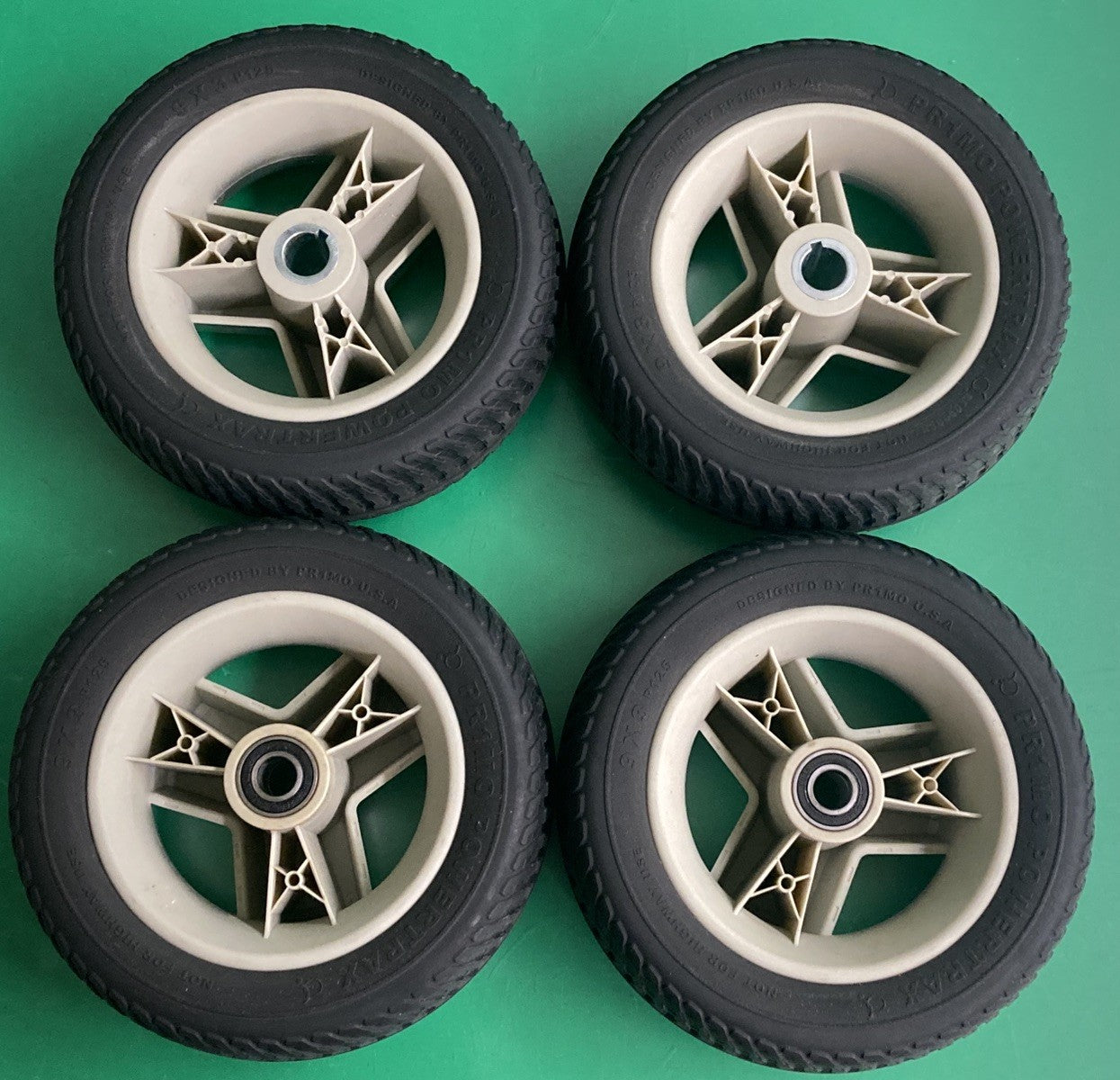 9" x 3" Front & Rear Wheels for The Pride Go-Go Sport Scooter ~Set of 4 #K984