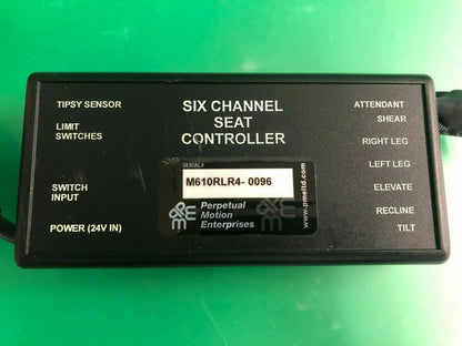 Perpetual Motion Enterprises- Six Channel Seat Controller for RNET System  #G221