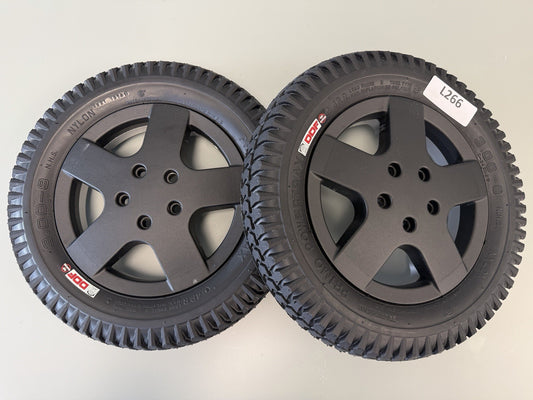 14"x3" 3.00-8 Drive Wheels for Invacare TDX SP II Power Wheelchairs #L266