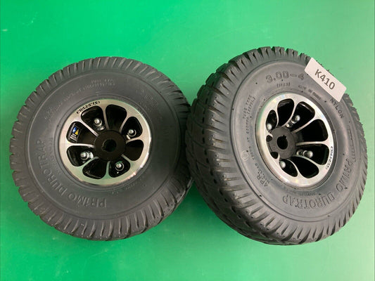 Dark Gray Drive Wheel Assembly for the Pride / Quantum J6 Power Wheelchair #K410