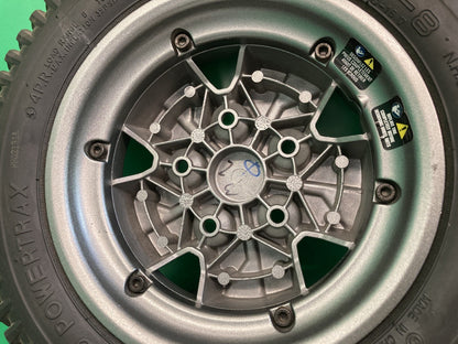 14"x3" Drive Wheels w/ Titanium Rim for Quantum J4 Power Wheelchair #K763