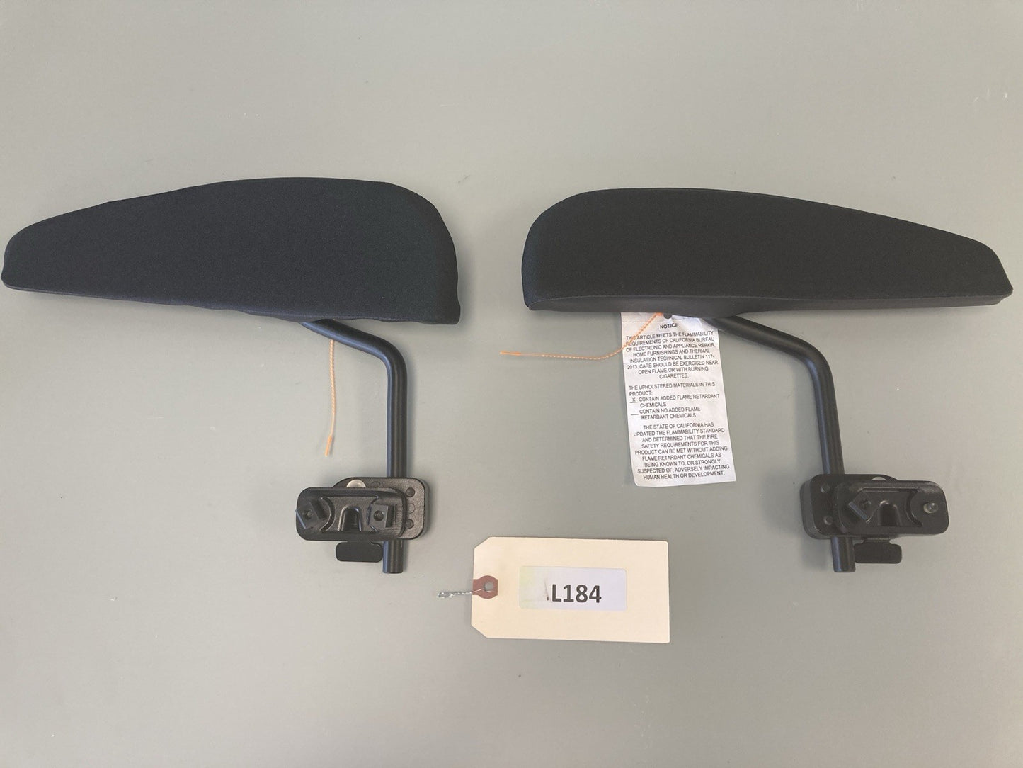 NEW* Quickie Lateral Pelvic / Thigh Supports for Power Wheelchair 12" x 4" #L184