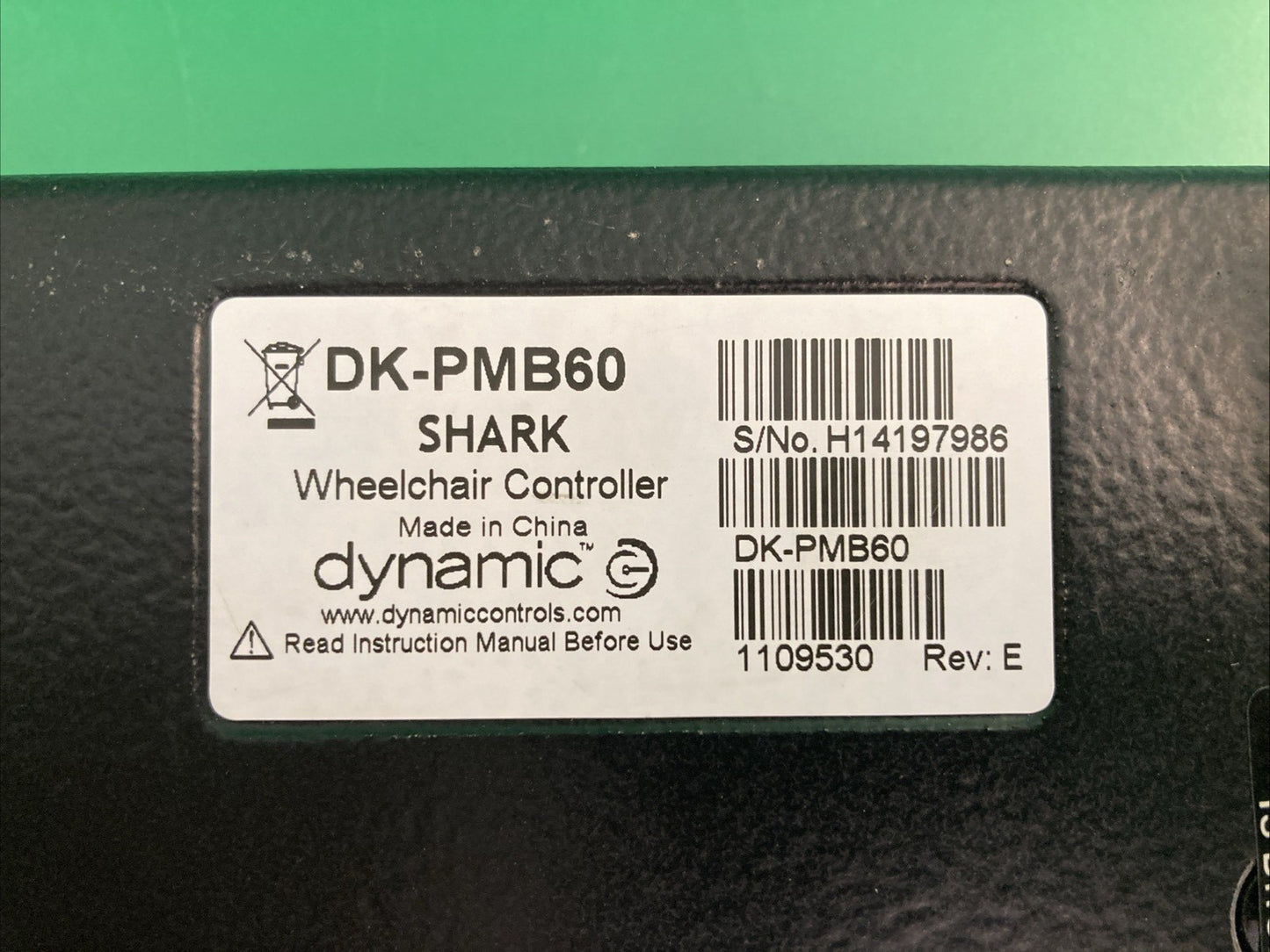 Dynamic DK-PMB60 1109530 Jazzy Elite HD / 14 Power Wheelchair Module SHARK #K739