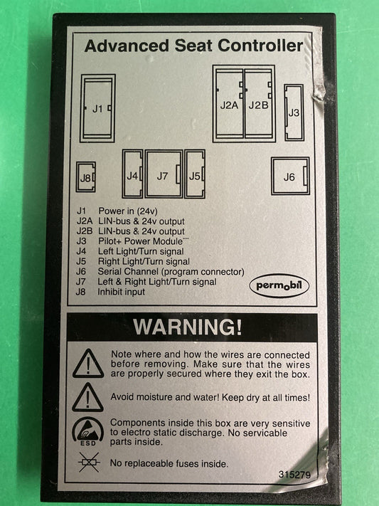 RNet Master Module for Permobil ELEVATE TILT RECLINE LEGS PROGRAM 315302 #L096