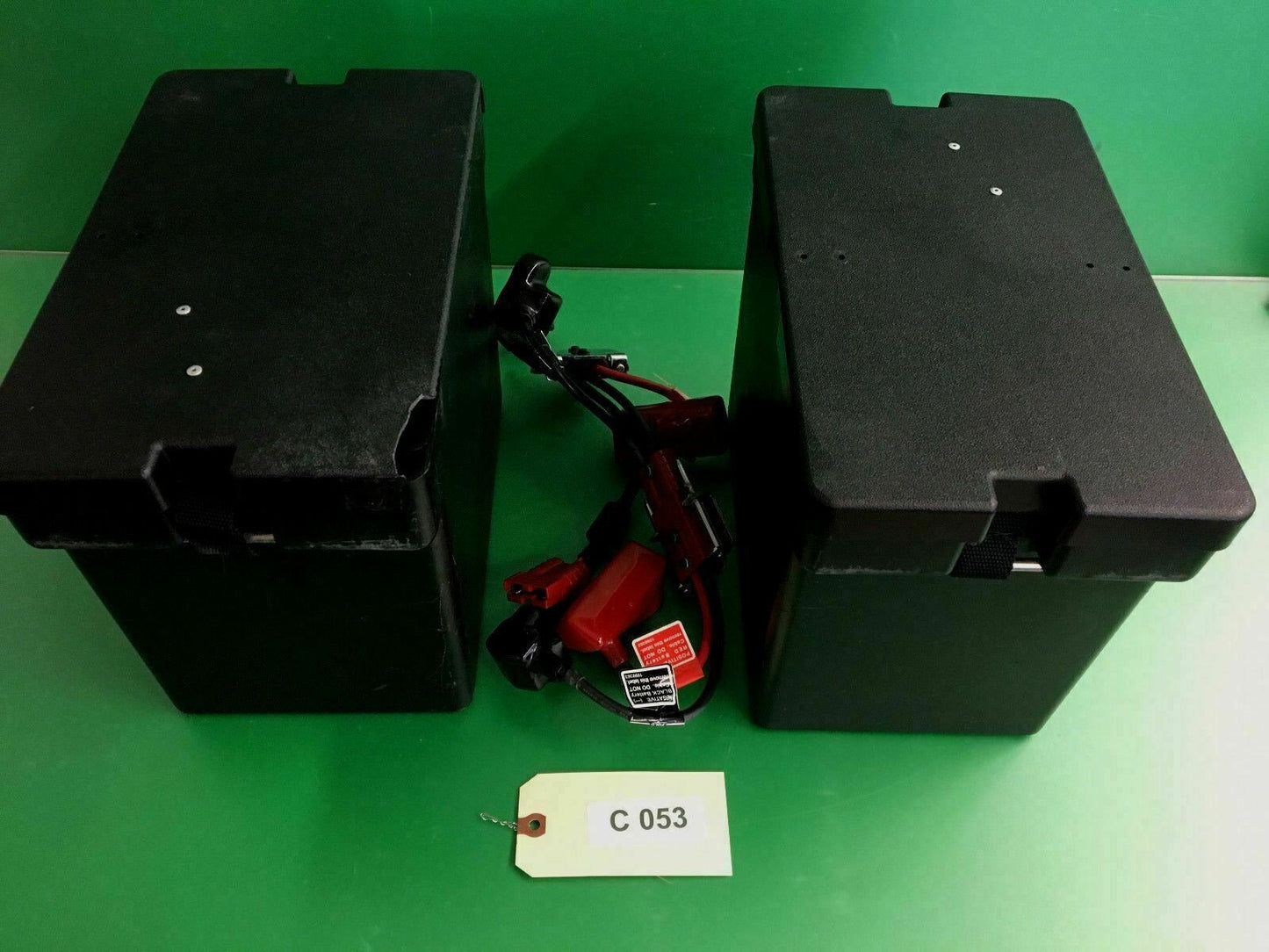 Invacare Battery Boxes w/ Wiring Harness for Invacare Torque 3 Powerchair #C053
