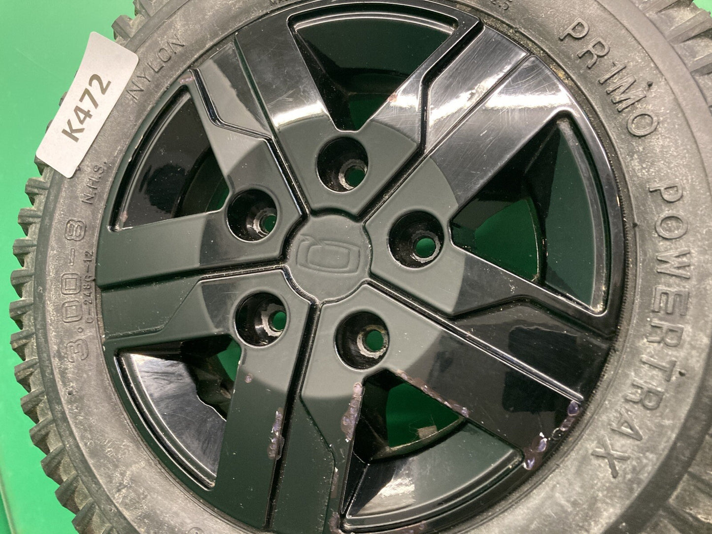Drive Wheel Assembly for Quantum 4Front & Edge 3 Powerchairs -FULL TREAD* #K472