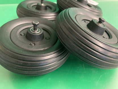 4 Caster Wheels for the Quickie Q500m, Q300m, Pulse 6 Power Wheelchair #K917