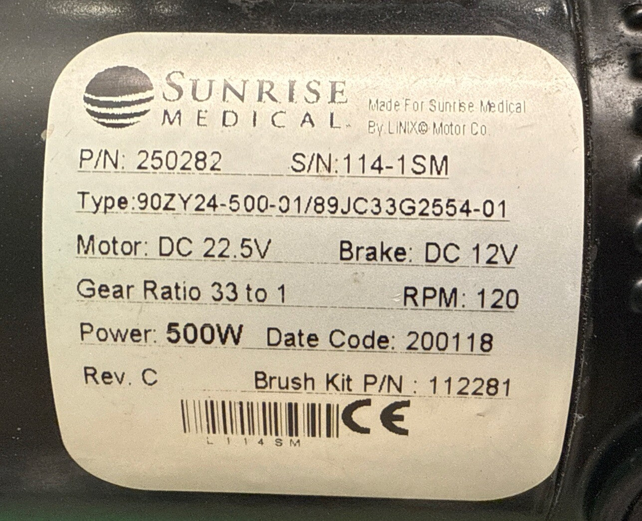 Left & Right Motors for Quickie Q700M Power Wheelchair 250282 / 250283 #K311