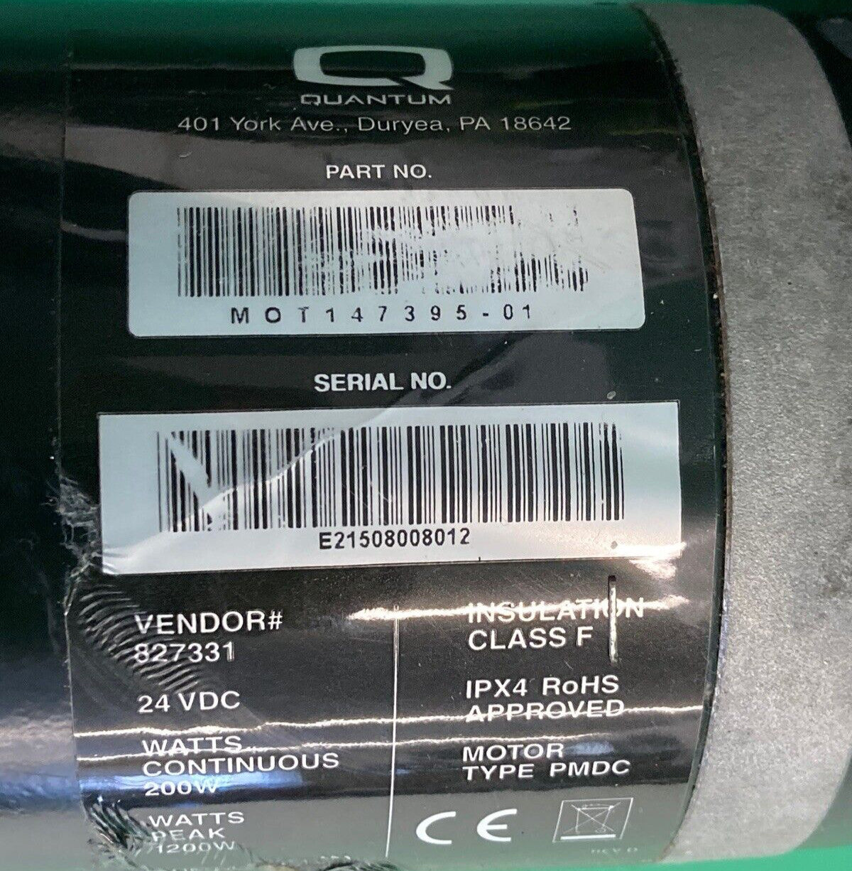 Motors for the Quantum Q6 Edge 2.0 - MOT147395-01 / MOT147396-01   #J644
