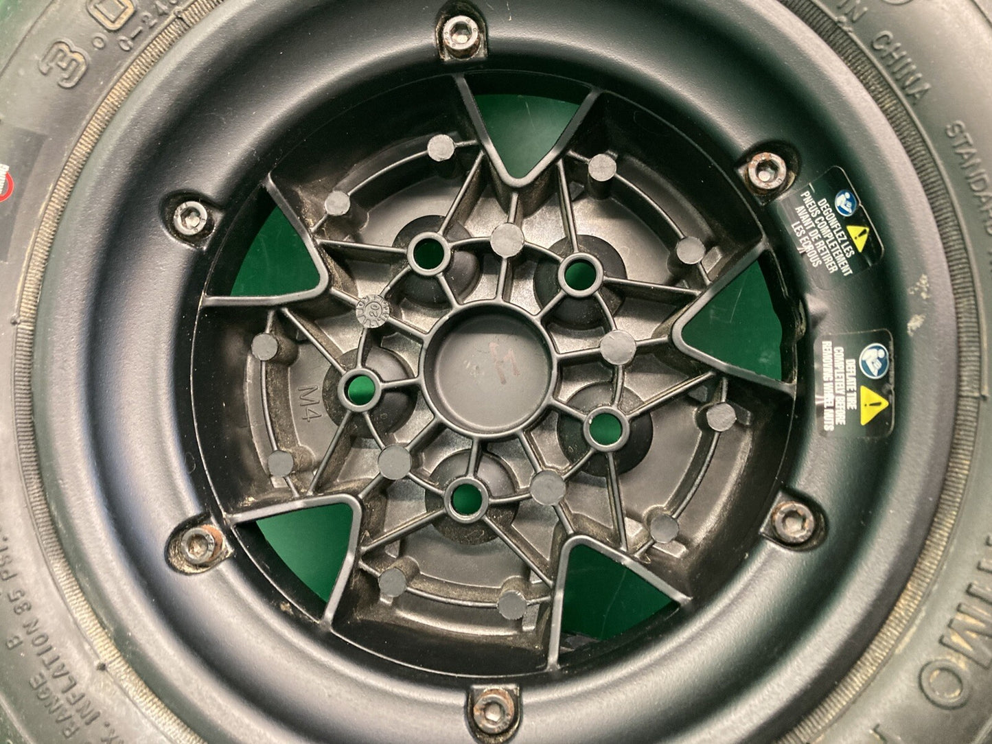 Drive Wheel Assembly for Quantum 4Front & Edge 3 Powerchairs -FULL TREAD* #K391