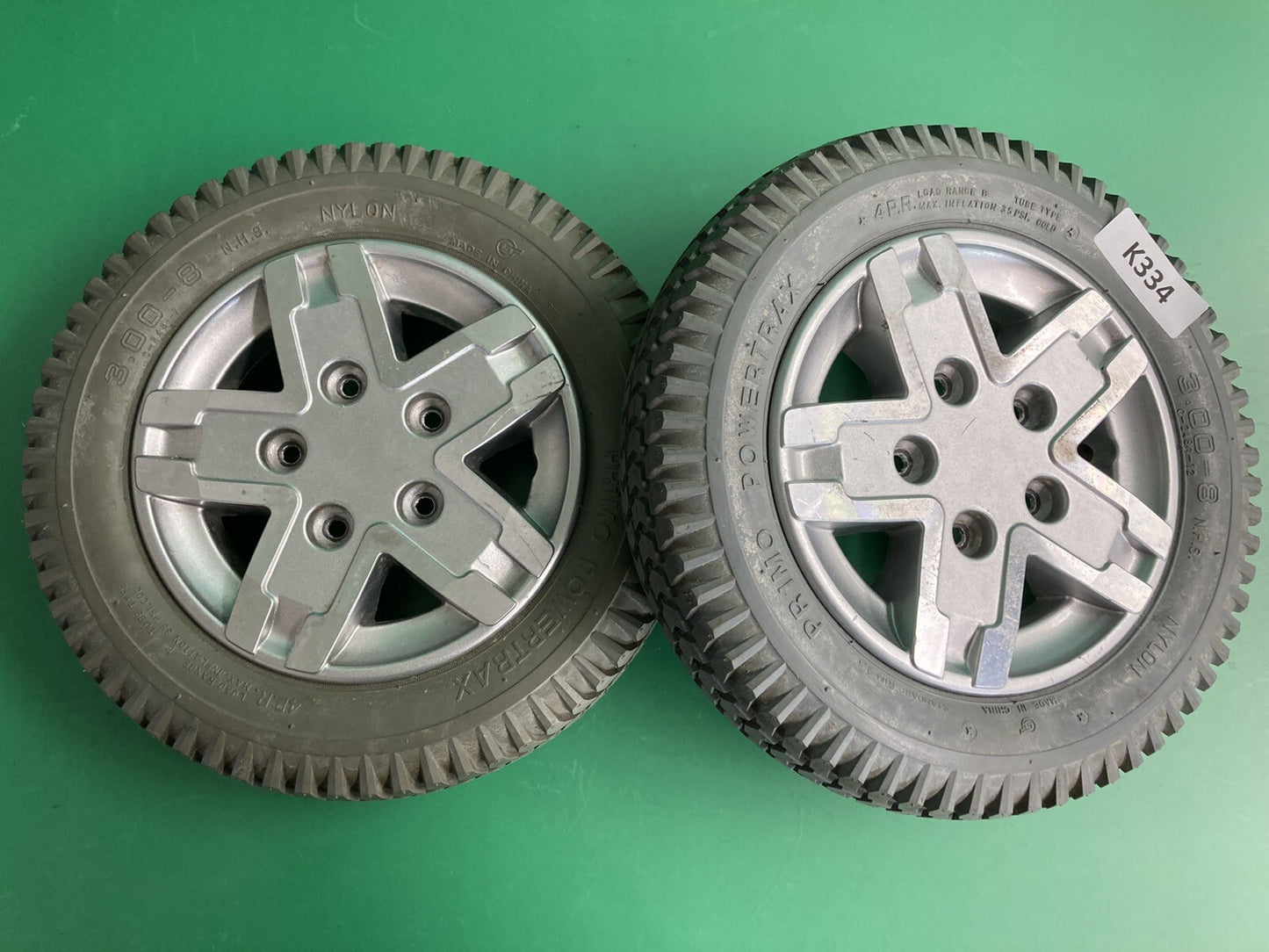 14"x3" Drive Wheels for Quantum Q6 Edge Power Wheelchair WHLASMB2093 #K334