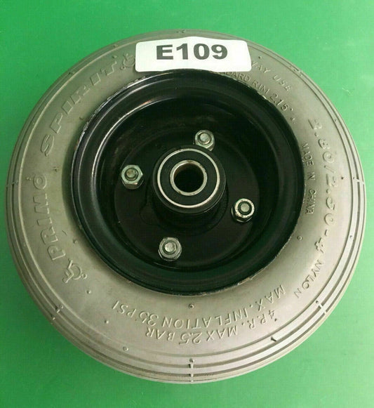 9"x3" (2.80/2.50-4) Caster Wheel Assy for Invacare RWD Series Powerchairs #E109