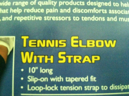Invacare Slip On Tennis Elbow With Strap Size: 10" LARGE #6959