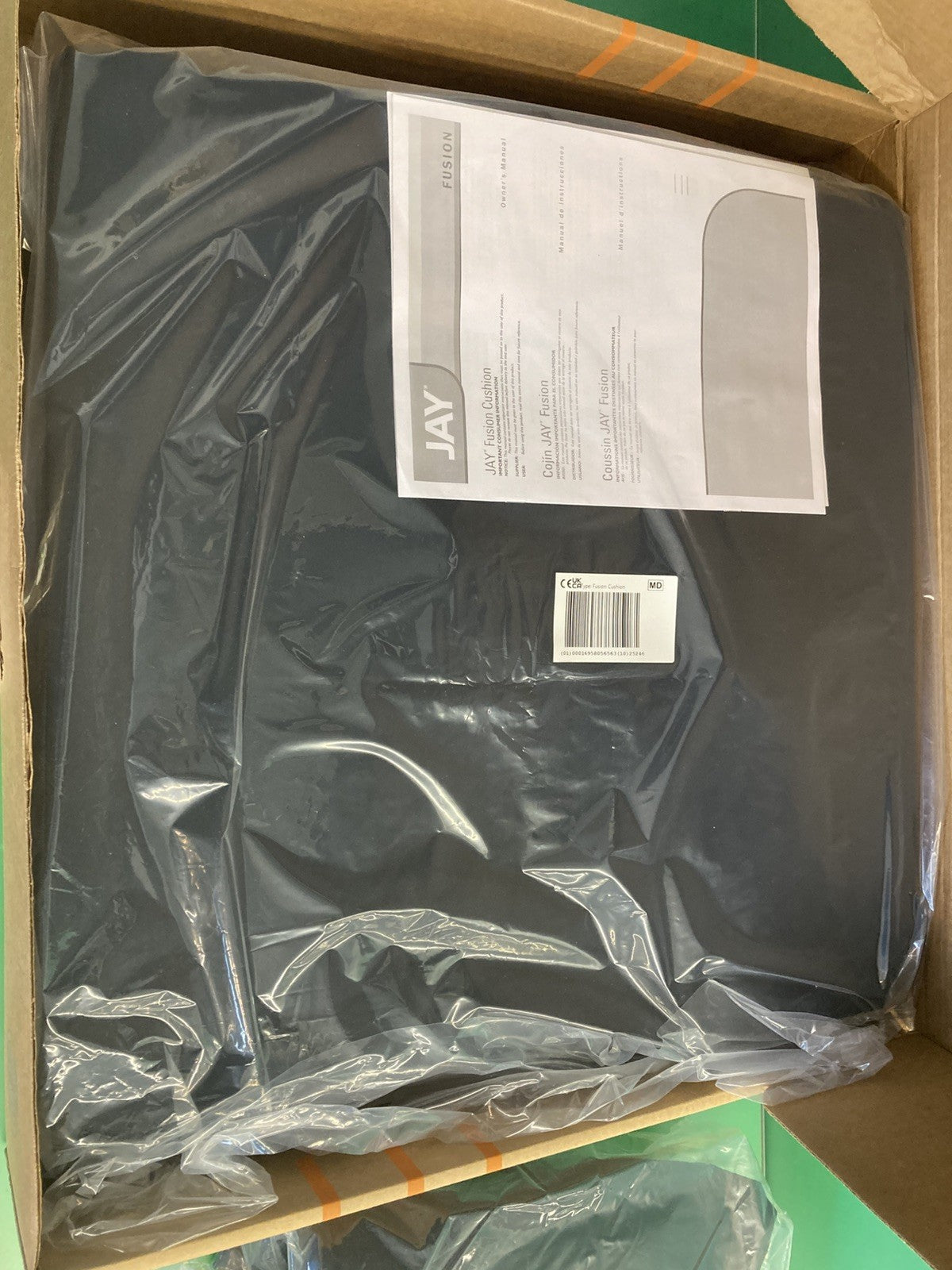 NEW* Jay Fusion Gel Seat Cushion w/ Extra Cover for Wheelchair 21"W x 20"D #K834