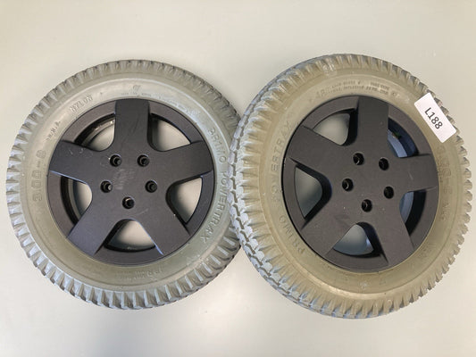 14"x3" 3.00-8 Drive Wheels for Invacare TDX SP & Storm Series Wheelchairs #L188