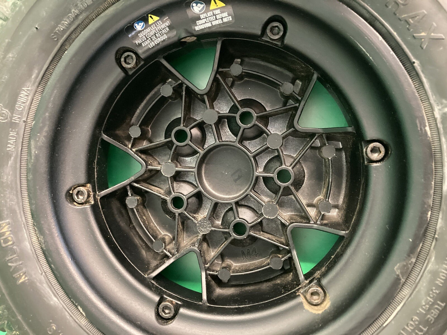 Drive Wheel Assembly for Quantum 4Front & Edge 3 Powerchairs -FULL TREAD* #K391