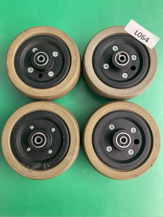 Set Of 4 Caster Wheels for Pride Jazzy Select Power Wheelchairs #L064