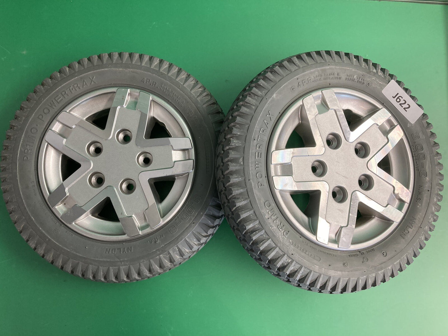 14"x3" Drive Wheels for the Quantum Q6 Edge WHLASMB2093 -MINT CONDITION* #J622