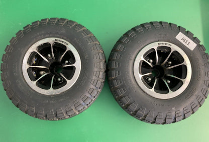 Solid Drive Wheels for the Quantum 1450 & Jazzy 1450 Power Wheelchair #J611