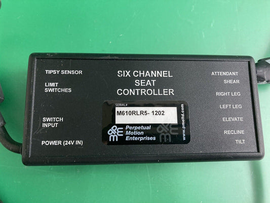 RNET Compatible Perpetual Motion Enterprises- Six Channel Seat Controller #J280