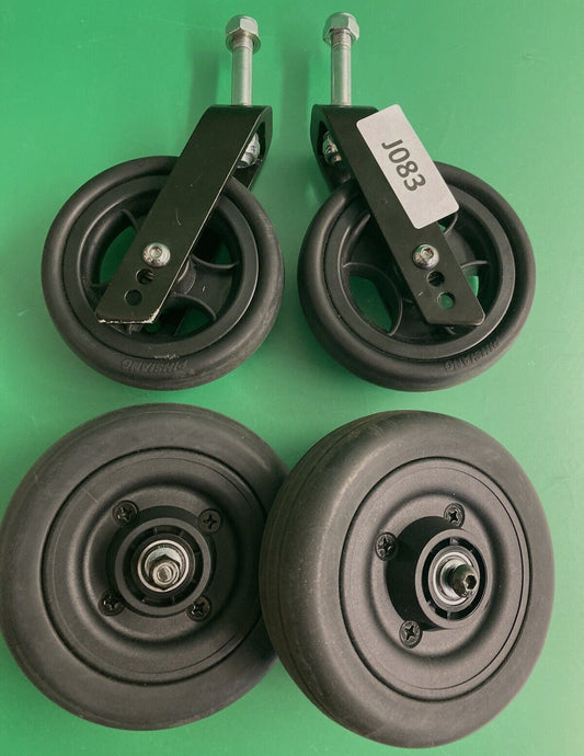 Front & Rear Caster Wheels for the Shoprider XLR 14 Power Wheelchair #J083
